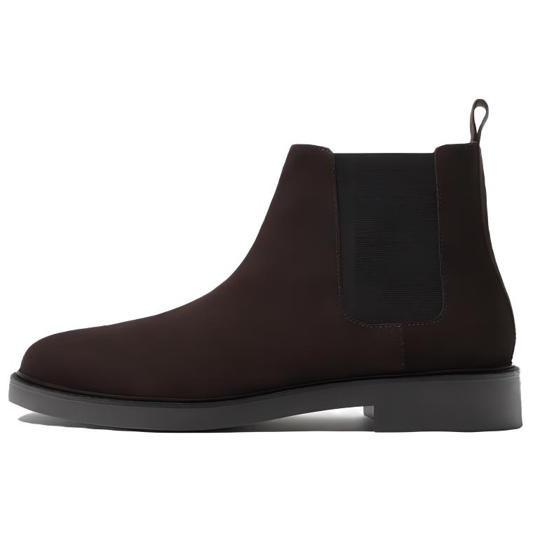Zara Элегантные Минималистичные Короткие Ботильоны Челси Мужские ботинки Коричневый 12018520-35 45 black