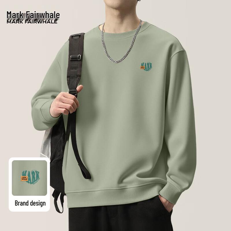 Мужской свитшот Mark Fairwhale из плотного материала с круглым вырезом L gray JDST online