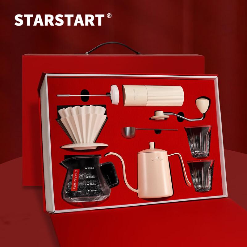 Подарочный набор для приготовления кофе методом ручного пролива STAR-START red JDST online