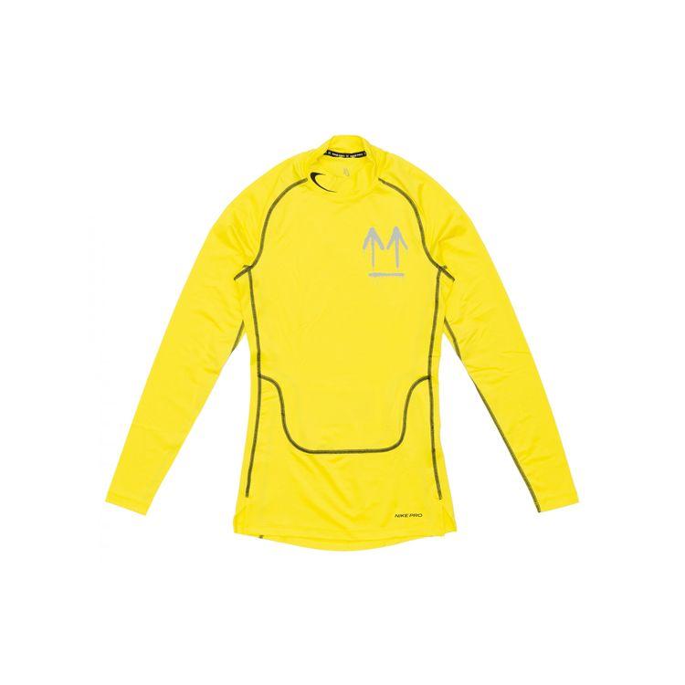 Nike x Off-White беговой топ с длинными рукавами Opti Желтые мужские топы CN5528-731 S yellow