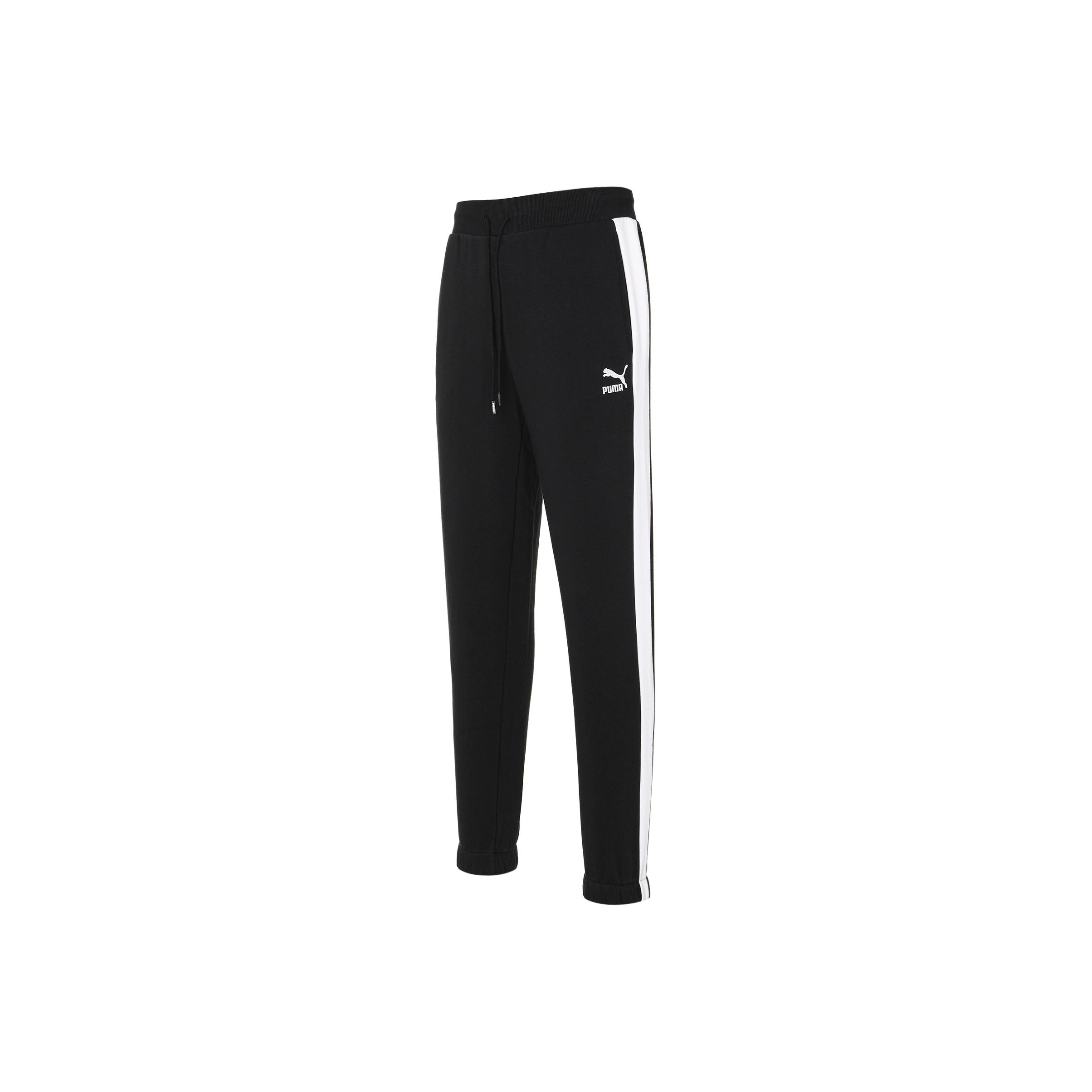 Puma Теплые тренировочные дышащие и прочные брюки для бега с флисовой подкладкой, мужские, черные 530373-01 XS white