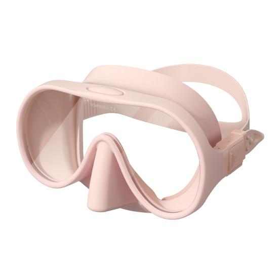 Очки для плавания Yousheng с защитой носа Clear Vision Anti Fog Очки для бассейна Непротекаемая маска для подводного плавания с маской и трубкой для взрослых и молодежи светло-розовый KLM