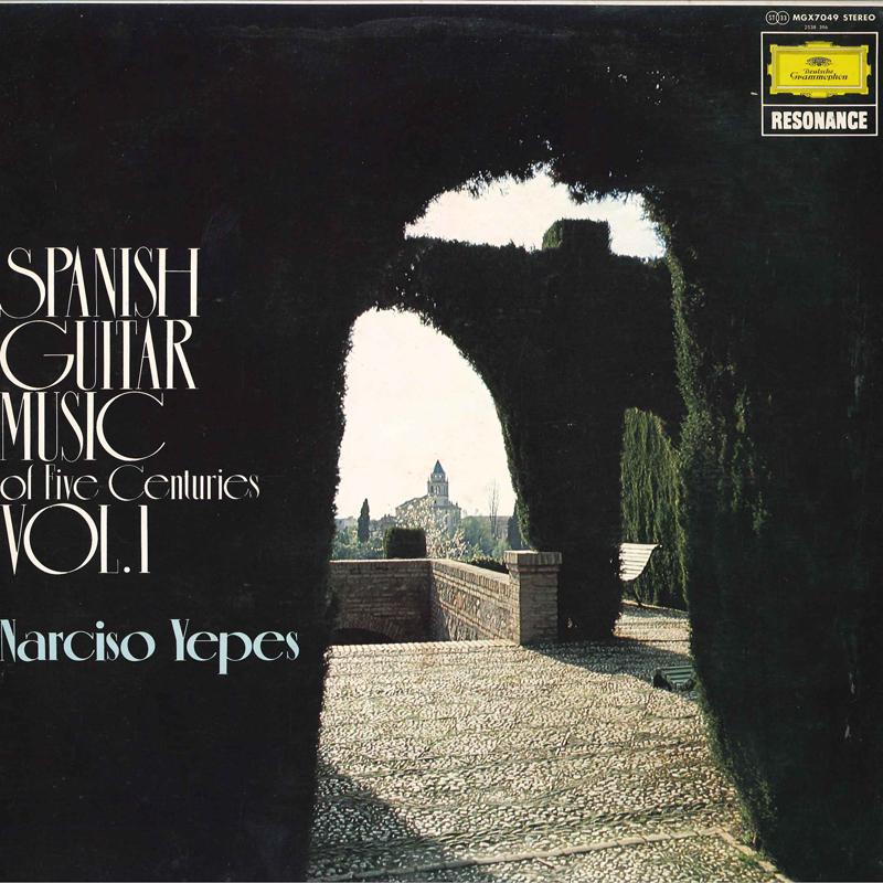 LP Record NARCISO YEPES(GUITAR) - Spanich Guitar Music Of Five Centur MGX7049 POLYDOR Japan Classical Used white RecordCityJP