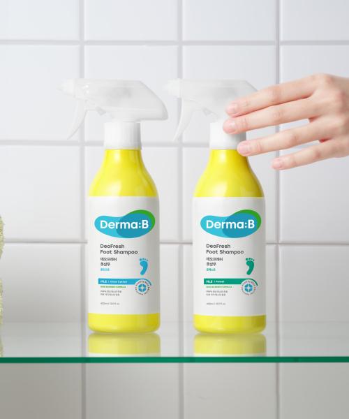Dermab Deo Fresh Шампунь для ног Лес+чистый Хлопок 400мл+ [бесплатно] 1 Охлаждающая салфетка NONE white Kcosme