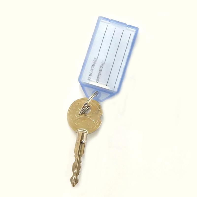 Candy Color 1PC/5PCS Women Renovate Key Chain Plastic Marking number Classification Bag Tag Office Hotel Men Accessories 1PC синий lifeinbuy