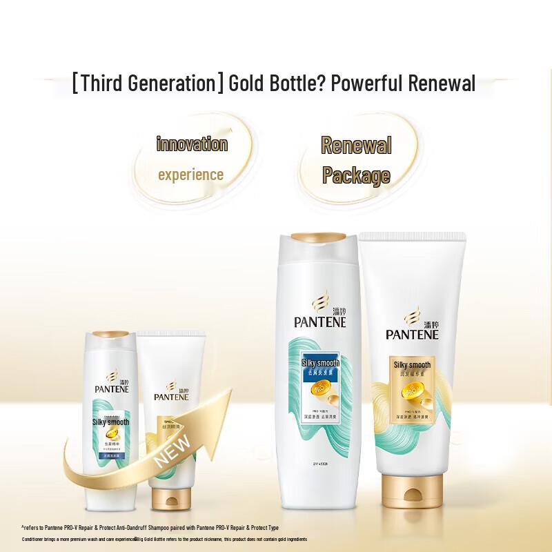Pantene PRO-V Шампунь для гладкости и против перхоти, 3 шт. white JDST online