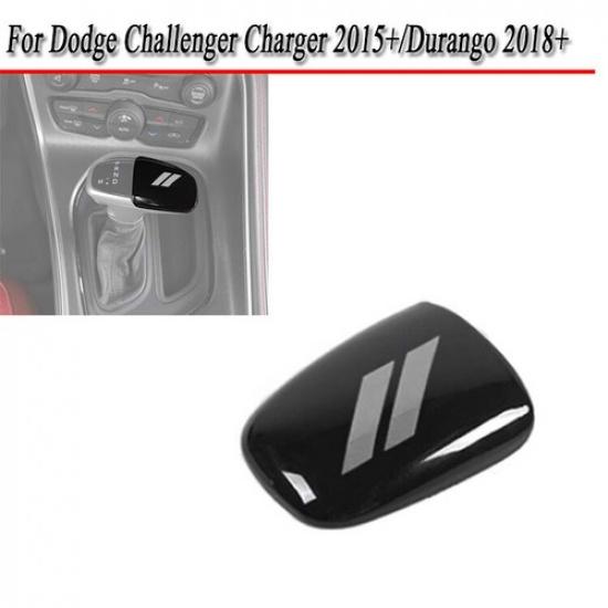 For Dodge Charger 15+Durango 18+ Gear Shift Control Knob Cover Trim Black Gray gray aaadff