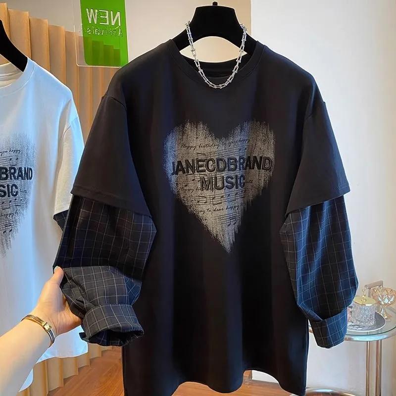Женский свитшот оверсайз флисовый утолщенный свободный с круглым вырезом повседневный пуловер с длинным рукавом зимний свитшот топ S чёрный Daily Life LY