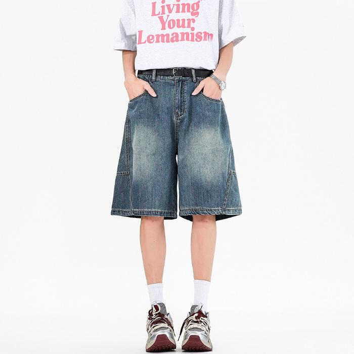 Обновленные удобные прямые джинсы с эластичным поясом и шнуровкой S gray Fashio
