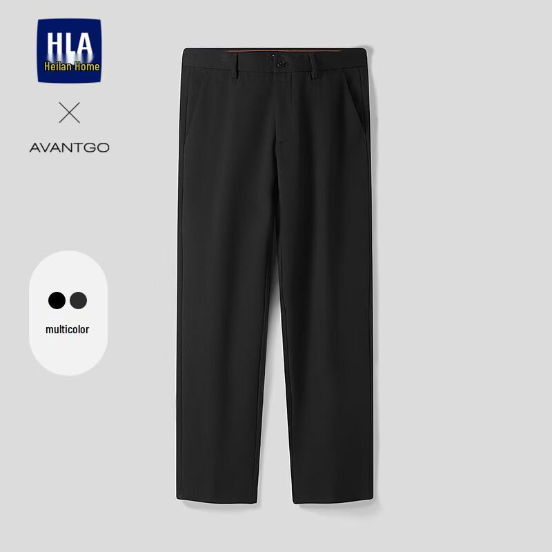 Мужские брюки HLA в стиле business casual прямого кроя 38 чёрный JDST online