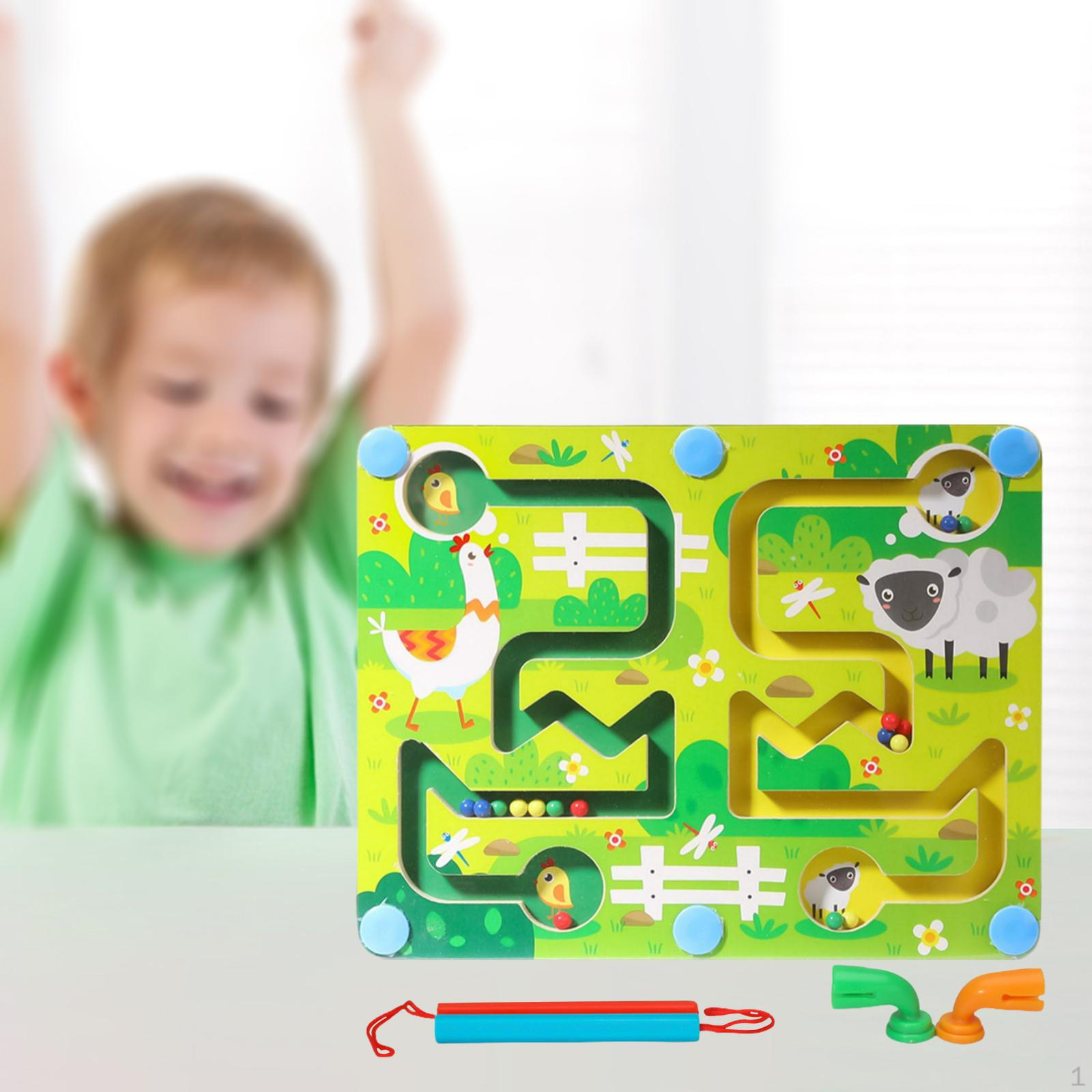 Игра Лабиринт Лабиринты Игрушки Головоломка Обучение Образование пазл дети E beige Fairy Angel