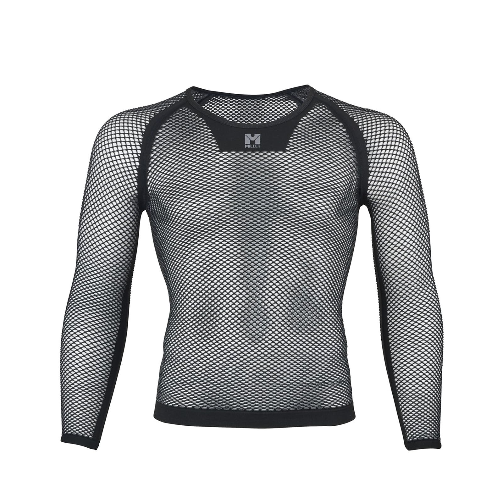 Millet DRYNAMIC MESH 3/4 SLEEVE CREW gray RURI Japan product