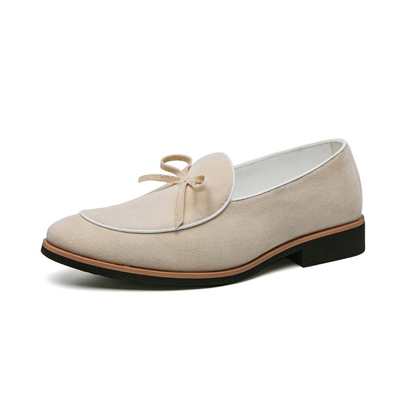 Fashion Hot Selling Trend Europe America Green Men s Loafers Soft Soles Comfortable Suede Leather Shoes Luxurious Men s Wedding Shoes 38 белый Walk in Vogue