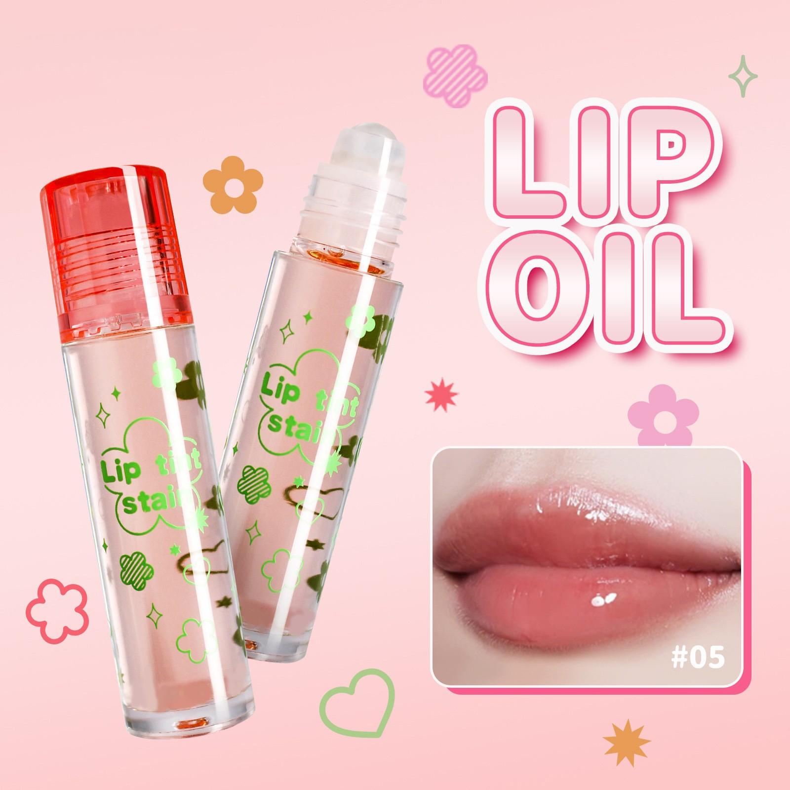 5 млУвлажняющая помада для губ Lip Tint Roller Water Не выцветает и не прилипает к чашкам Lip Glaze Блеск для губ One Size white Anklet