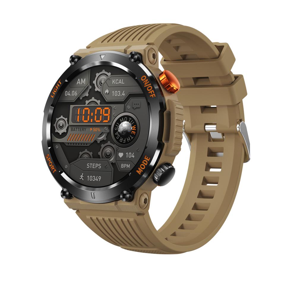 Bluetooth Call Smart Watch 1.46  Led Lighting Lamp Watches Heart Rate Водонепроницаемый спортивный трекер Outdoors Smartwatch black BWwatchTop