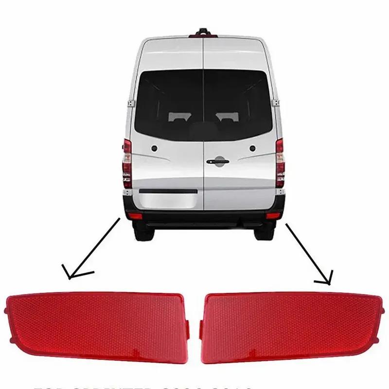 1 пара для Mercedes For Benz Sprinter W906 Для Crafter 2006-2016 Светодиодный задний бампер автомобиля Отражатель Задний стоп-сигнал Левый Правый black DS Fcf