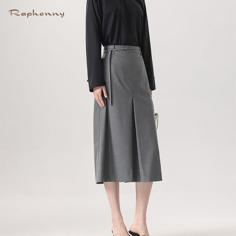 Женская деловая повседневная юбка средней длины Raphenny S gray JDST online