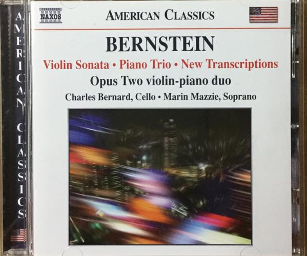 CD LEONARD BERNSTEIN - Violin Sonata / Piano Trio / New Tr 8559643 Naxos 2010 USA & Cana Classical Used black RecordCityJP