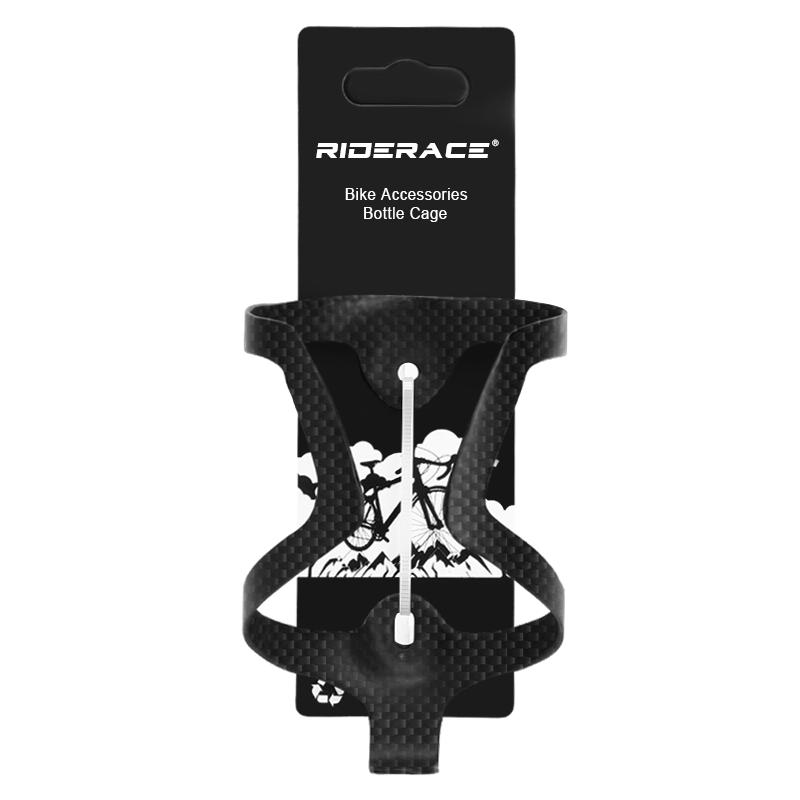 Держатель для бутылки для велосипеда RIDERACE из углеродного волокна 3K, суперлегкий, для шоссейного велоспорта, горного велосипеда, матовый black Auto Parts Decorate