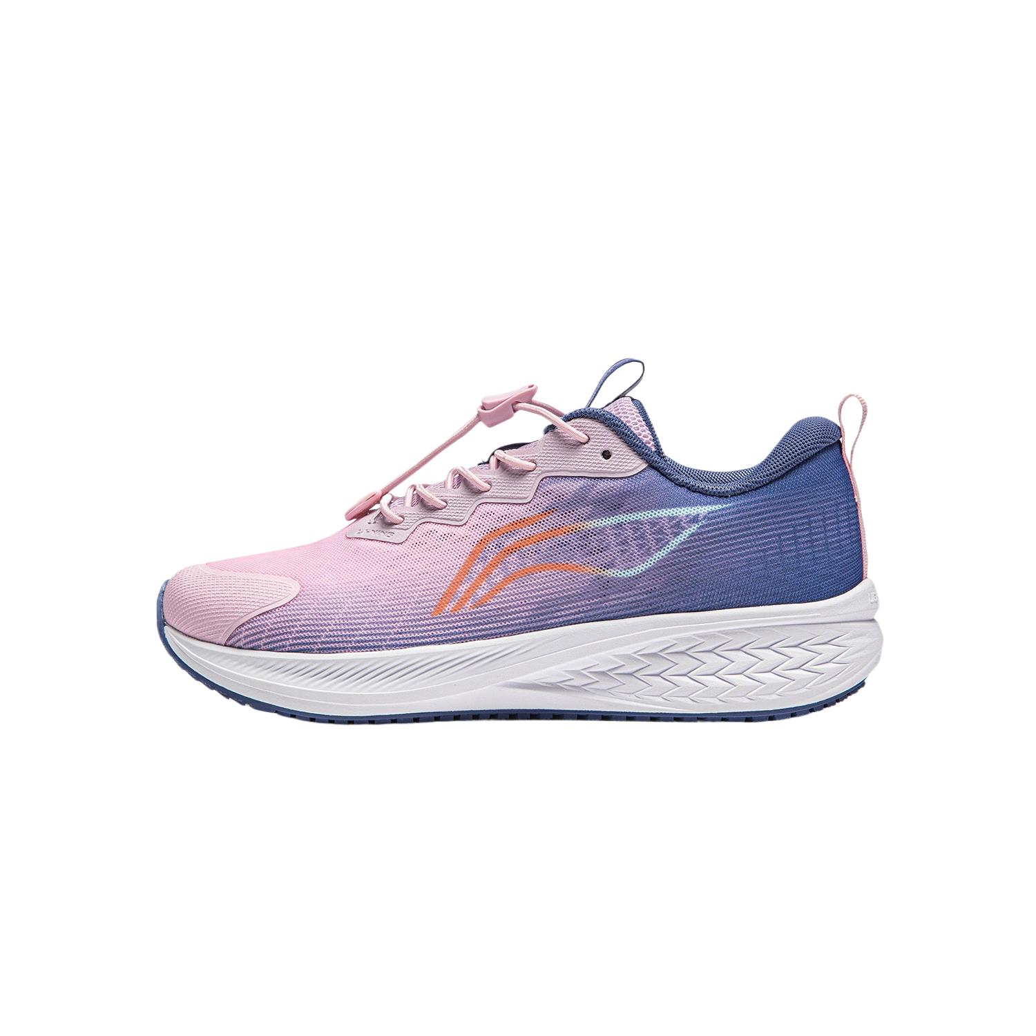 Детские кроссовки для бега Li Ning, приятные к коже, удобные, амортизирующие, износостойкие, низкие, детские кроссовки YKFT078-4 35 gray Li-Ning