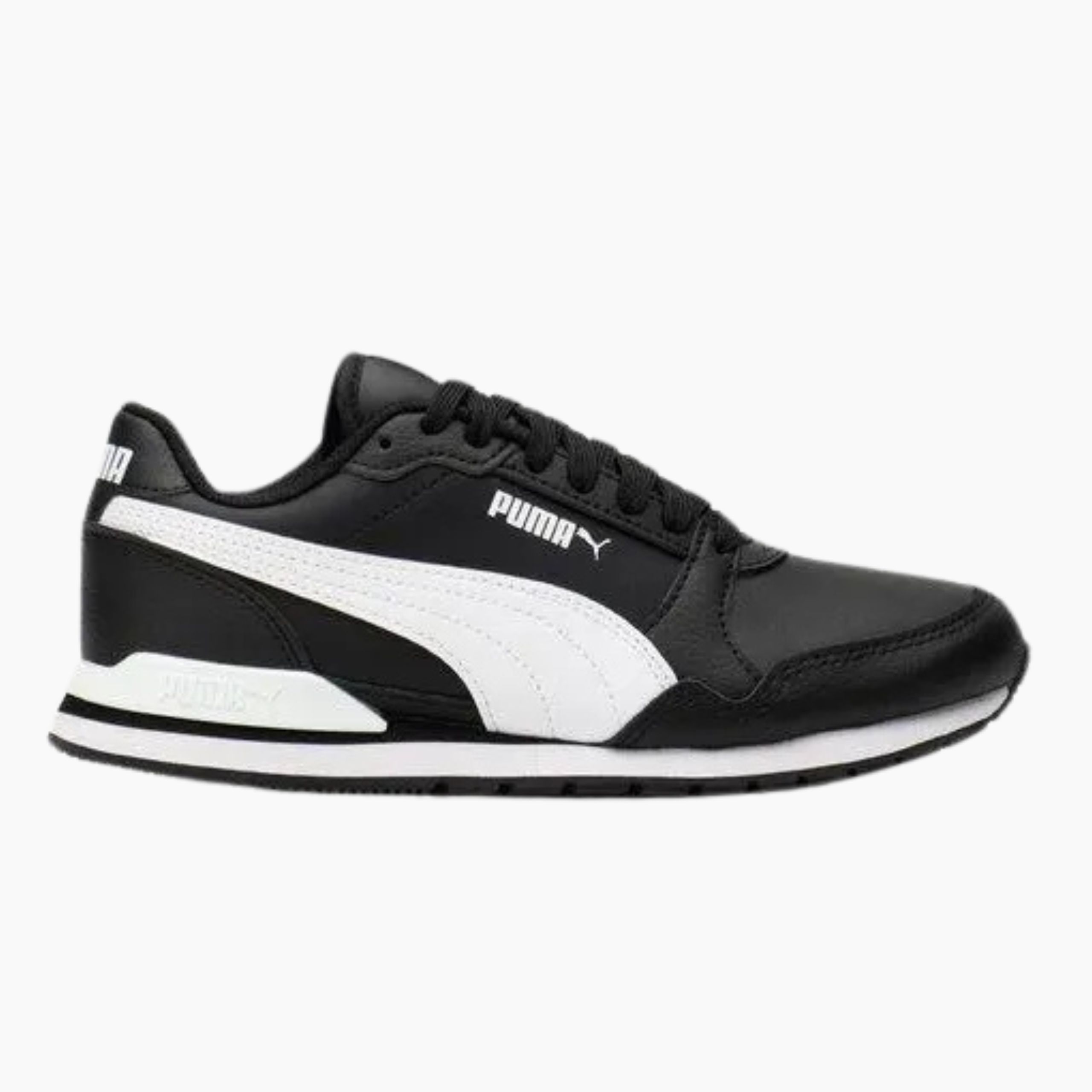 Детские спортивные кроссовки PUMA ST RUNNER V3 JR 38490408 - черные р. 35,5 чёрный