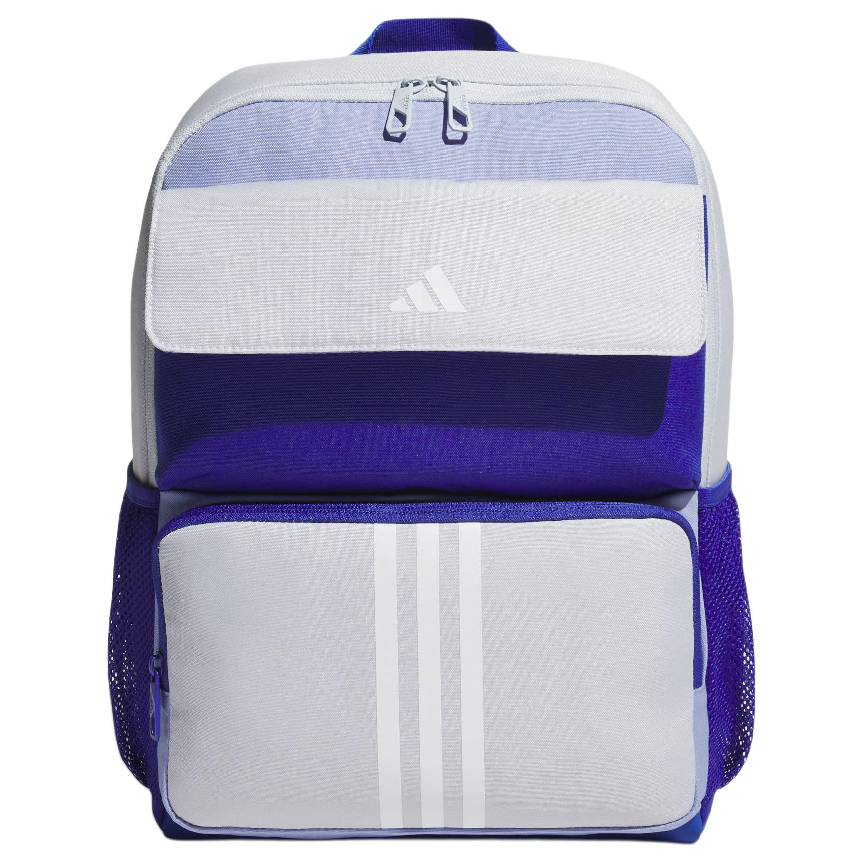 Рюкзак Adidas из переработанного полиэстера Мужской Полуфлуоресцентный синий Adidas JN9654 white