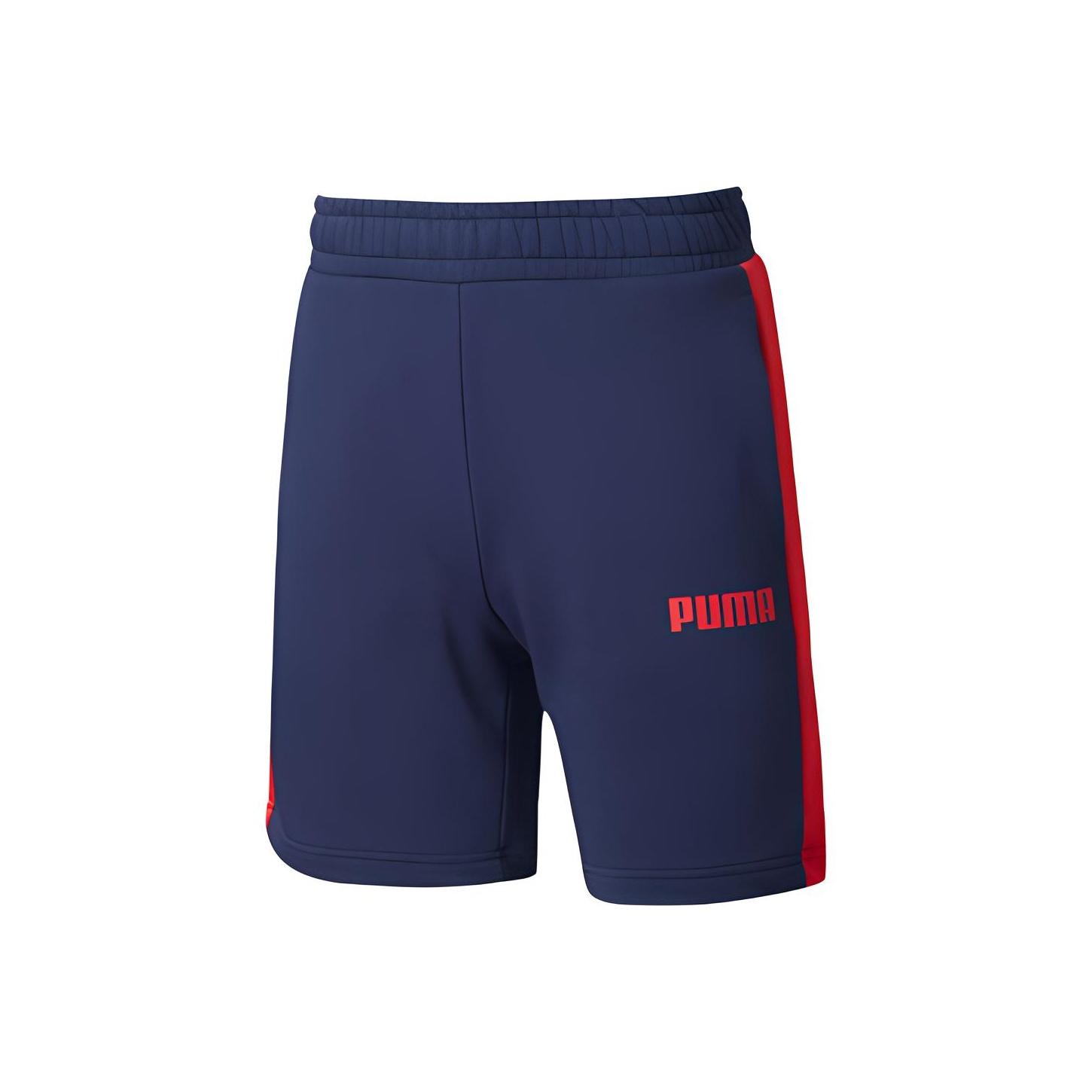 Puma Contrast Casual Sports Шорты Мужские Брюки Темно-синие 581873-03 L blue