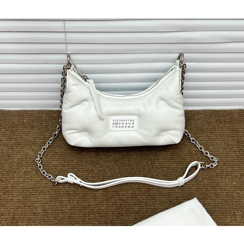 Niche Мини Сумочка Подмышки Сумка Цепь Овчины Сумка На Плечо Женщина белый JMG Bags
