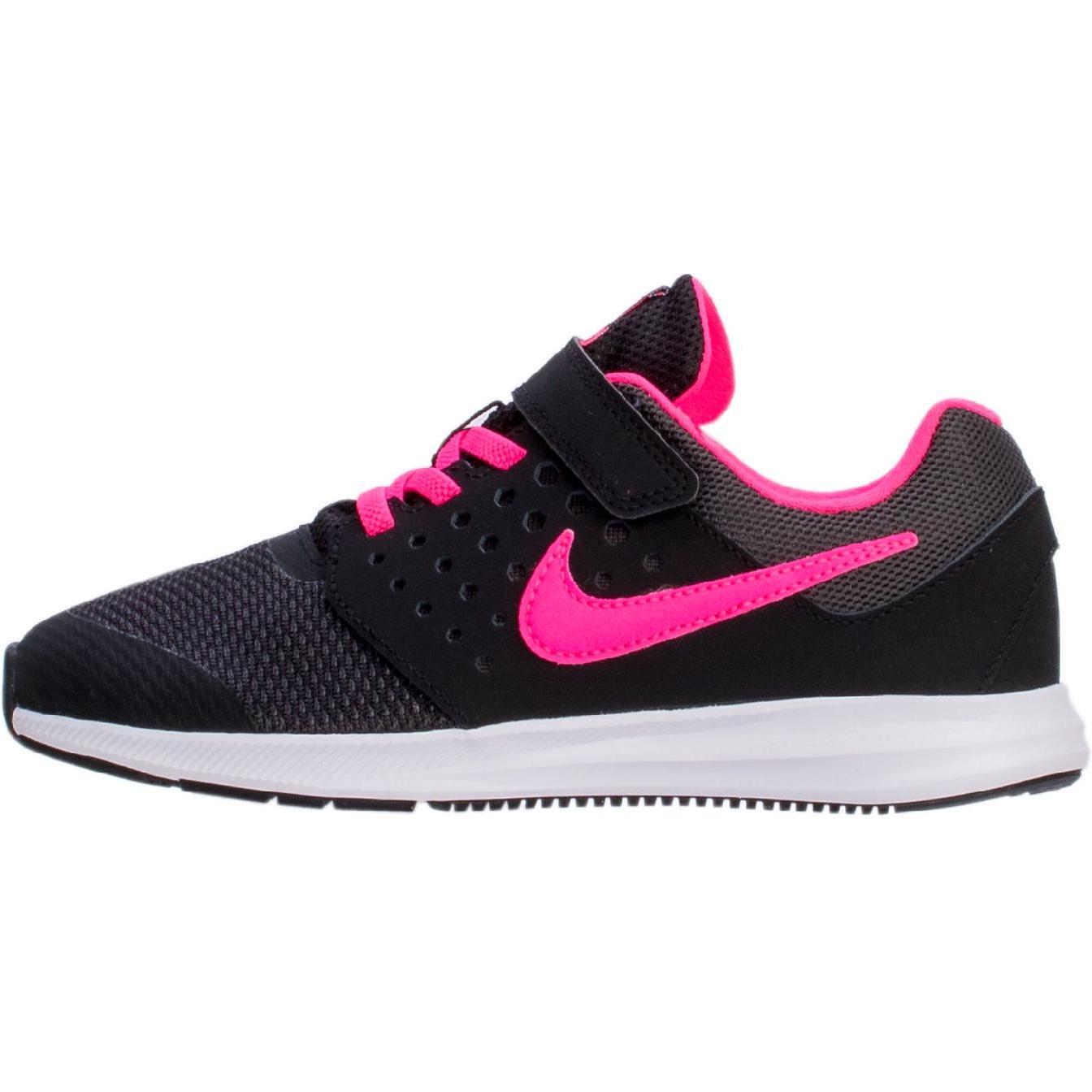 Кроссовки Nike Downshifter 7 GP Мягкие Удобные Нескользящие Прочные Низкие для бега Детские кроссовки Черно-розовые 869975-002 31 black