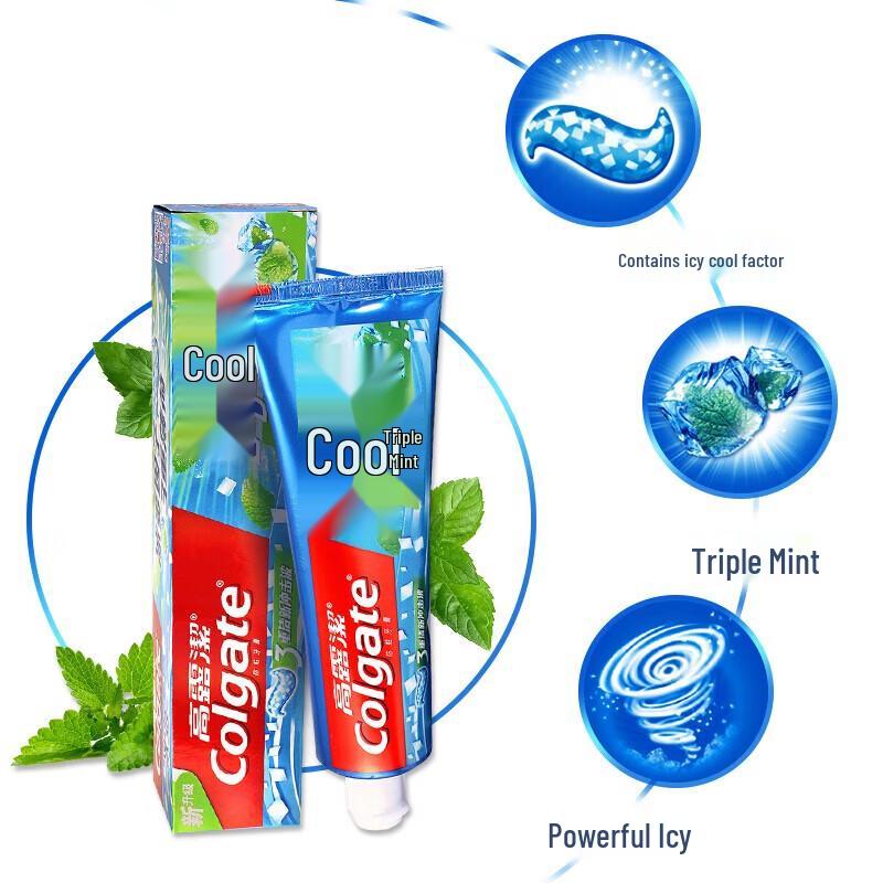 Освежающая мятная зубная паста Colgate blue