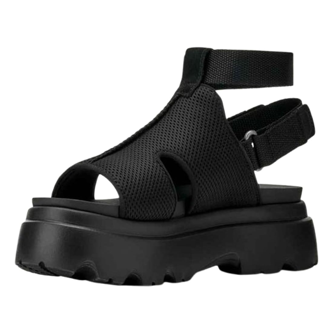 Сандалии UGG Celeste Strappy Thick Mesh US, Платформа, Подошва, Регулируемые, Женские, Celeste, 1167470, Черный, 6.5 (23.5cm) [Использовал] чёрный DOKI DOKI MARKET form NIPPON