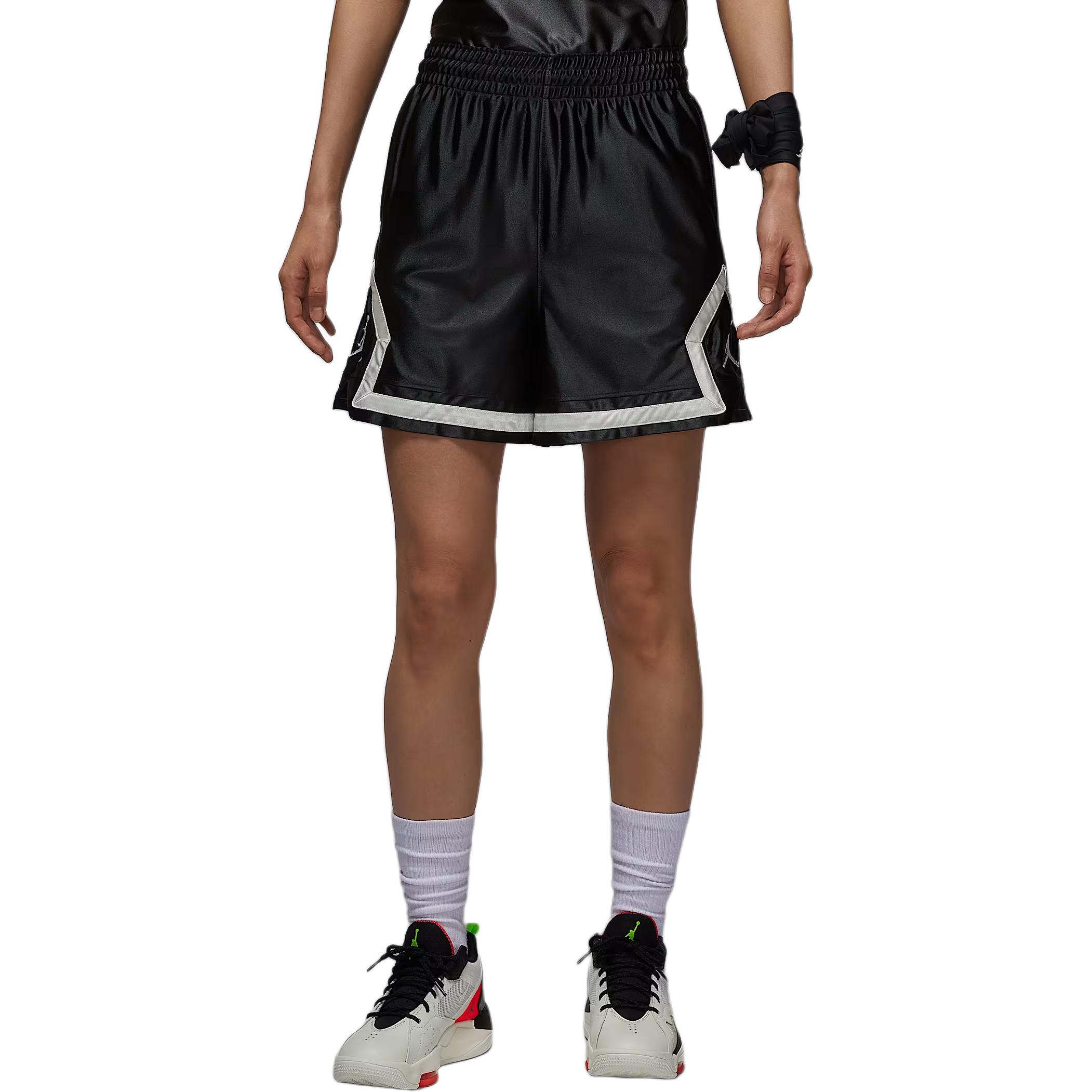 Jordan Sport Dri-FIT Diamond Модные Удобные Мягкие Нежные к Коже Быстросохнущие Повседневные Шорты Женские шорты HQ8909-011 XS black