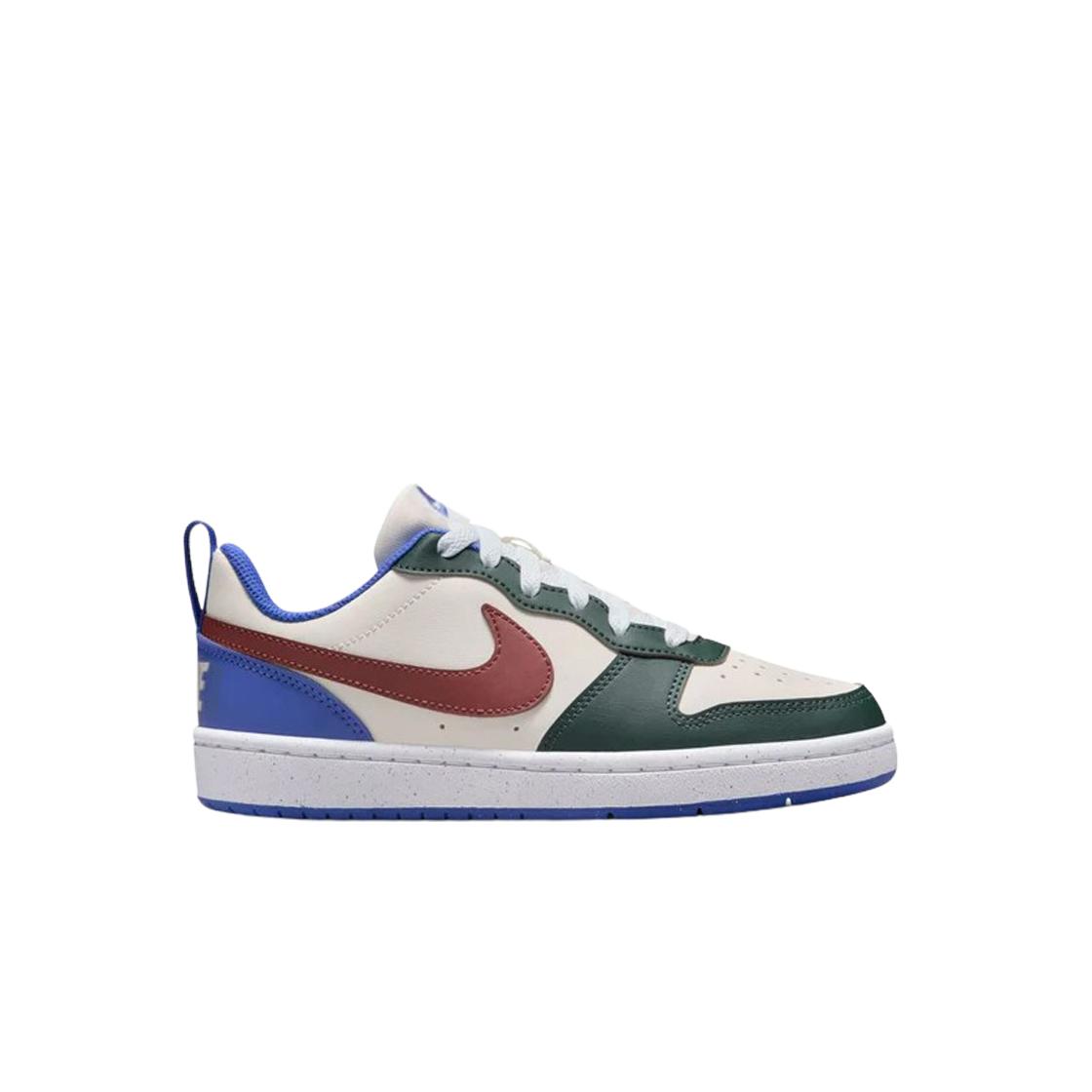 Кроссовки Nike Court Borough Low Recraft GS Винтажный Зеленый Темный Пони Детские Кремовый Парус DV5456-300 36 gray
