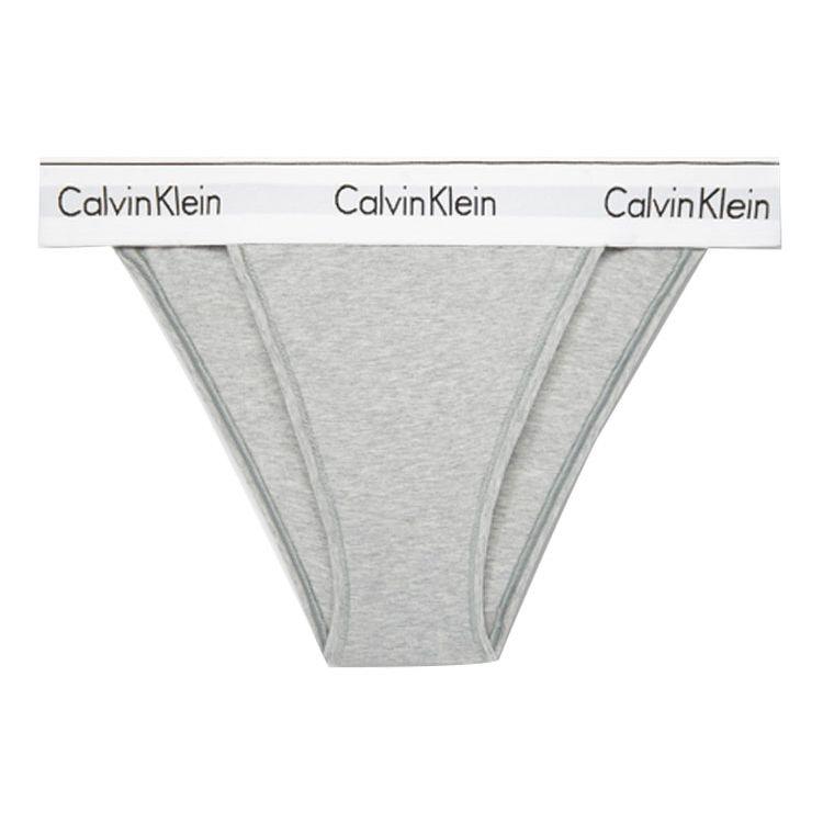 Calvin Klein Logo Print Triangle Underwear Women underwear Gray QF4977-020 S white
