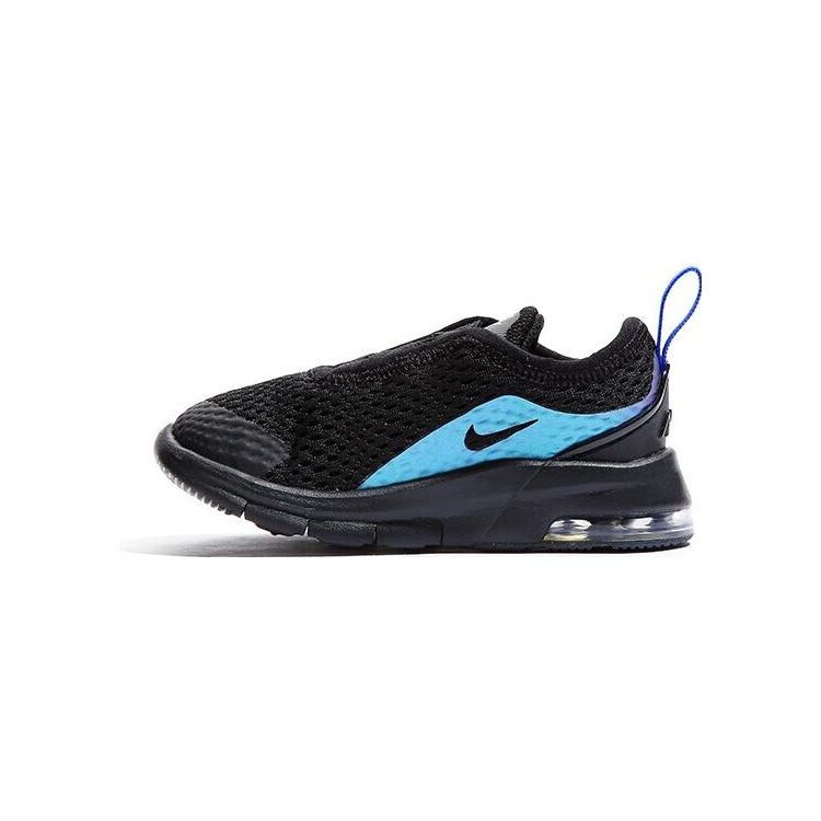 Nike Air Max Motion 2 Прочные Нескользящие Низкие Беговые Кроссовки Детская кроссовка Черный Синий AQ2744-005 21 black