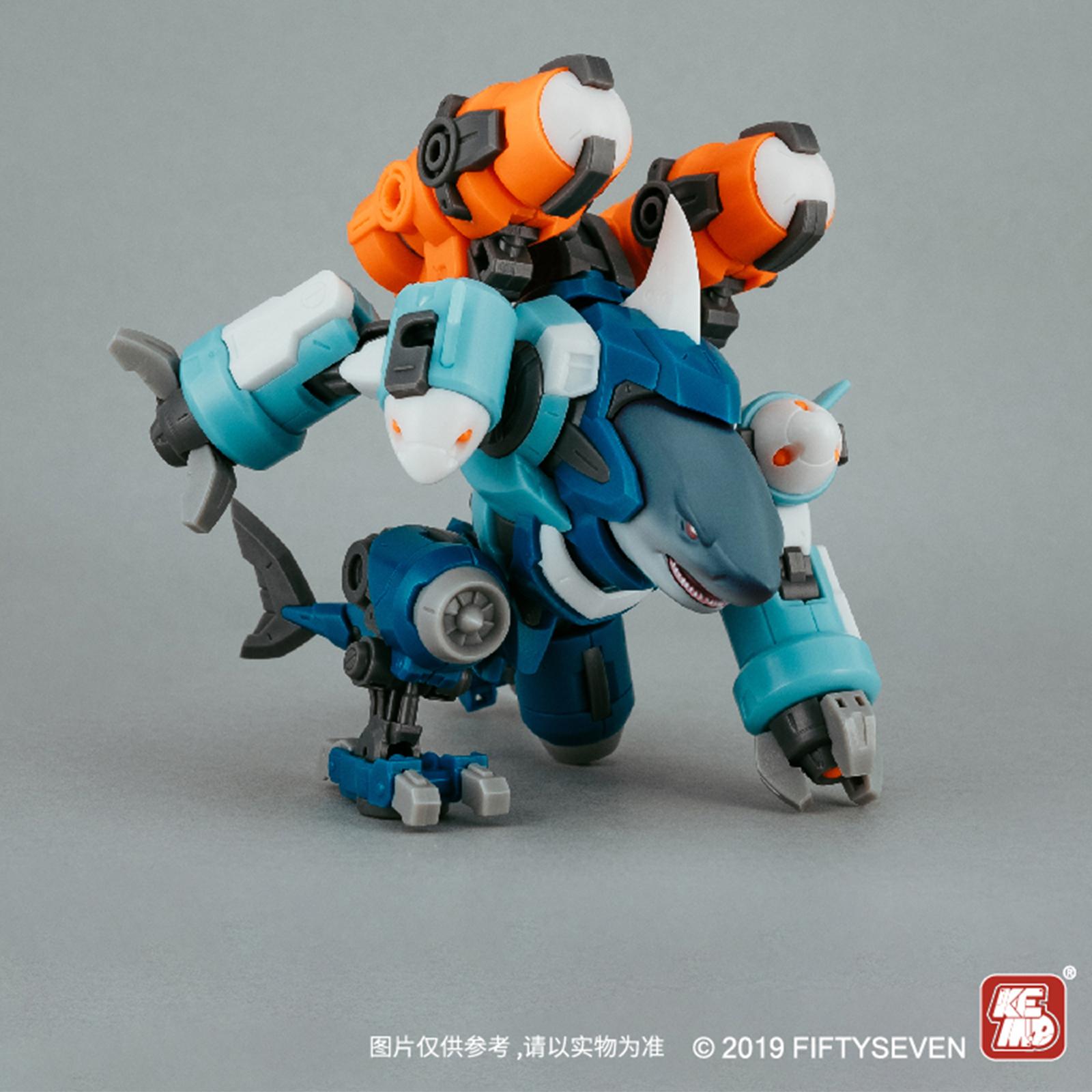 FIFTYSEVEN Номер 57 №57 Охотник на людей DEEPSEA RIPPER 1/24 Фигурки Кукла Броня Команда Охотников Команда Акул Детская Игрушка Подарки blue Specials