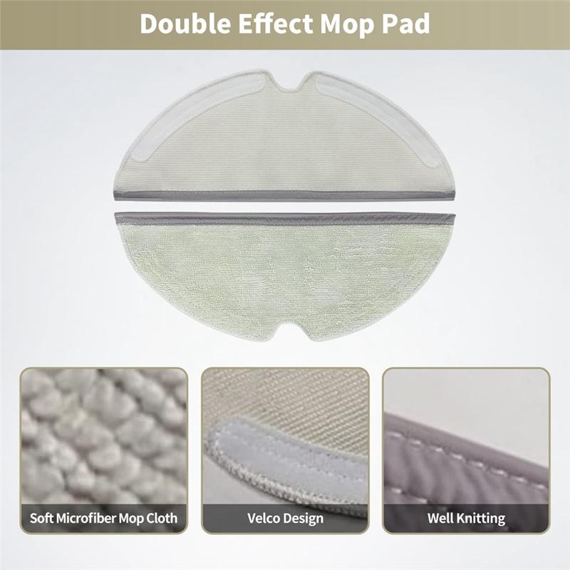 A65T-Replacement Parts For Roborock Q7,Accessories Kit For Roborock Q7 / Q7+/Q7 Max/Q7 Max+ Vacuum Cleaner Roller Brushes white Simplistic Living Home