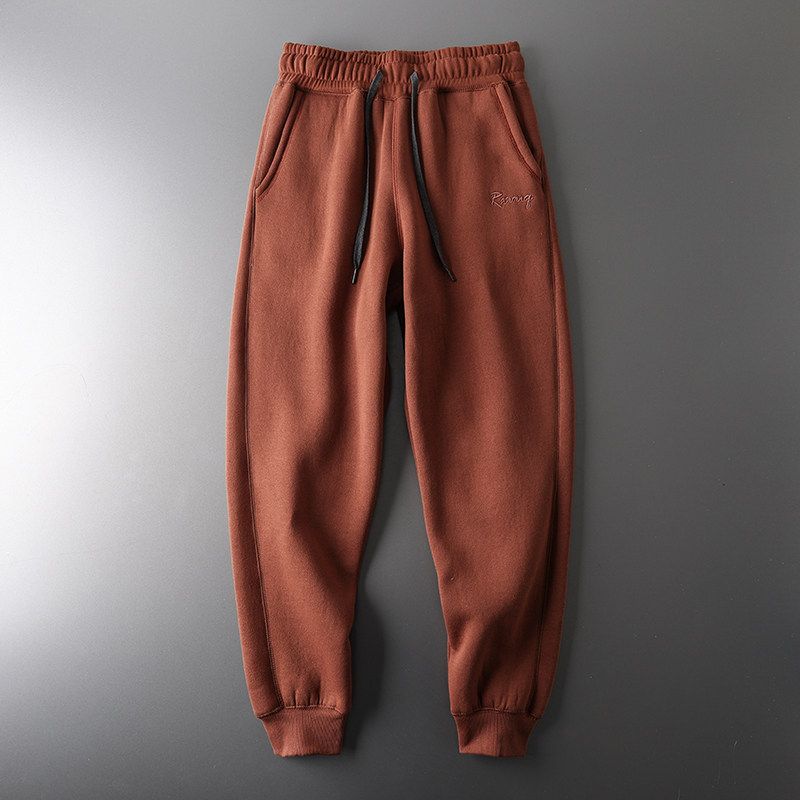 Sweatpants Cashmere Winter Thickened Export Export Pants Brown M brown TAOMall