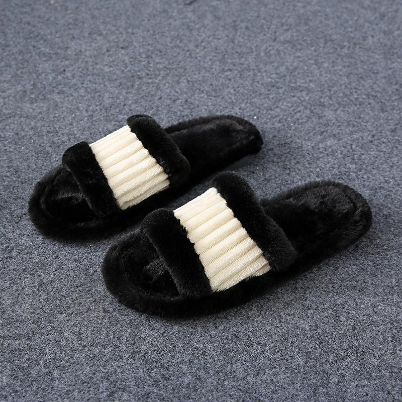 Женские плюшевые хлопковые тапочки 36-37 gray Gtime Shoes