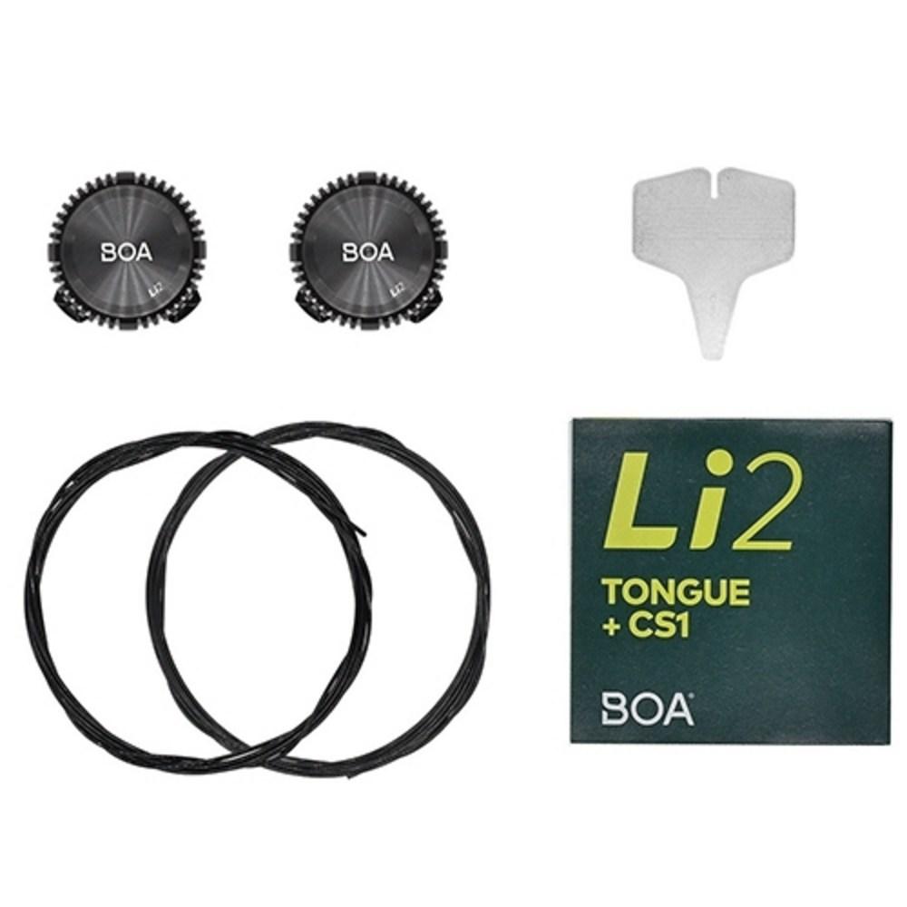 Комплект BONT BOA Zero+ Dial D - цвет оружейной стали/черное кружево, 1 шт. black BeautyGlam