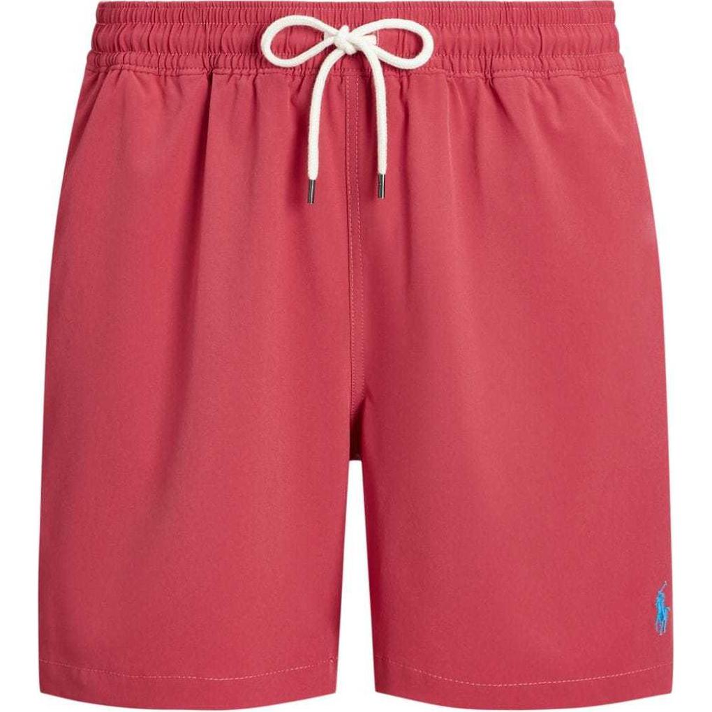 Polo Ralph Lauren эластичные шорты для плавания с завязками и логотипом, прямые, мужские шорты для плавания, красные 710829851-053 S brown