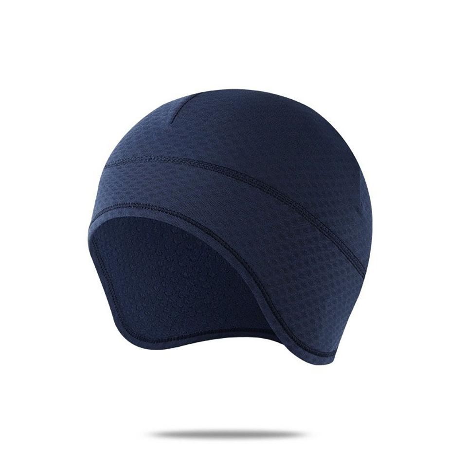 Getinfit Флисовая шапка с удлиненными ушными раковинами для бега, катания на лыжах, занятий спортом, шапка-пуловер для сохранения тепла, подшлемник, велосипедная шапка, унисекс blue Exquisite wedding