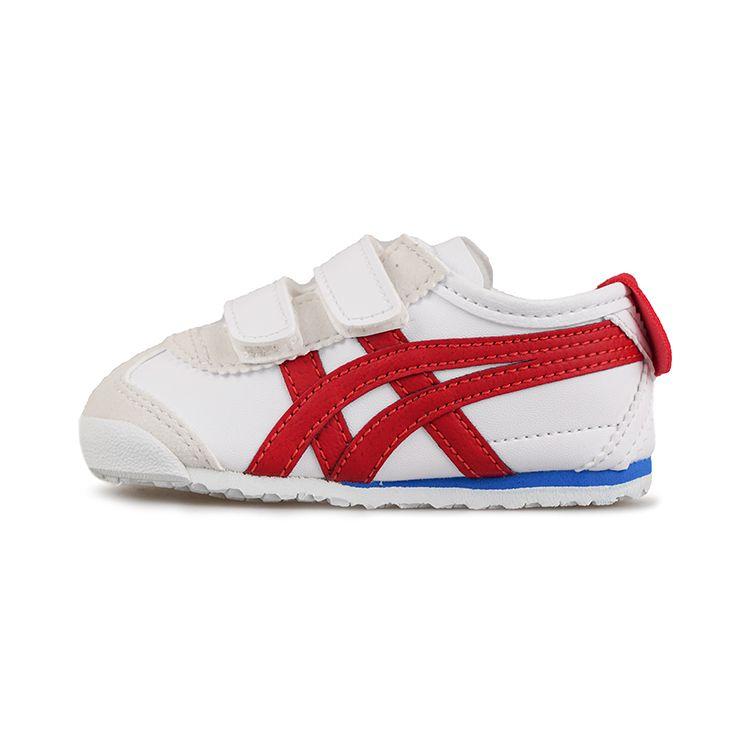 Onitsuka Tiger Mexico 66 Baja TS Classic Red Детские кроссовки белые 1184A054-100 21 white