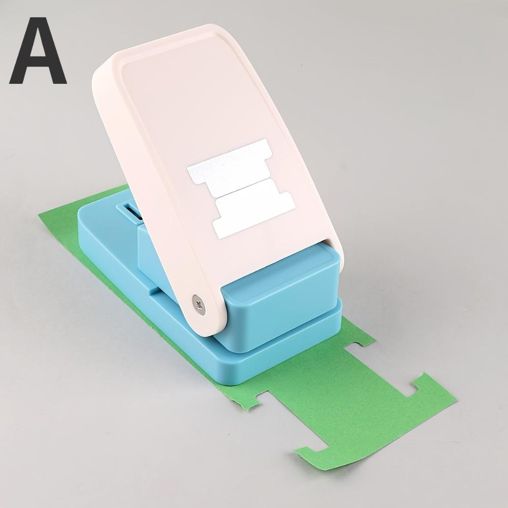 1 шт., DIY индексная наклейка, перфоратор для творческих проектов ручной работы и школьных принадлежностей, эстетический канцелярский разделитель, перфоратор для страниц, тиснение A white Ethereal