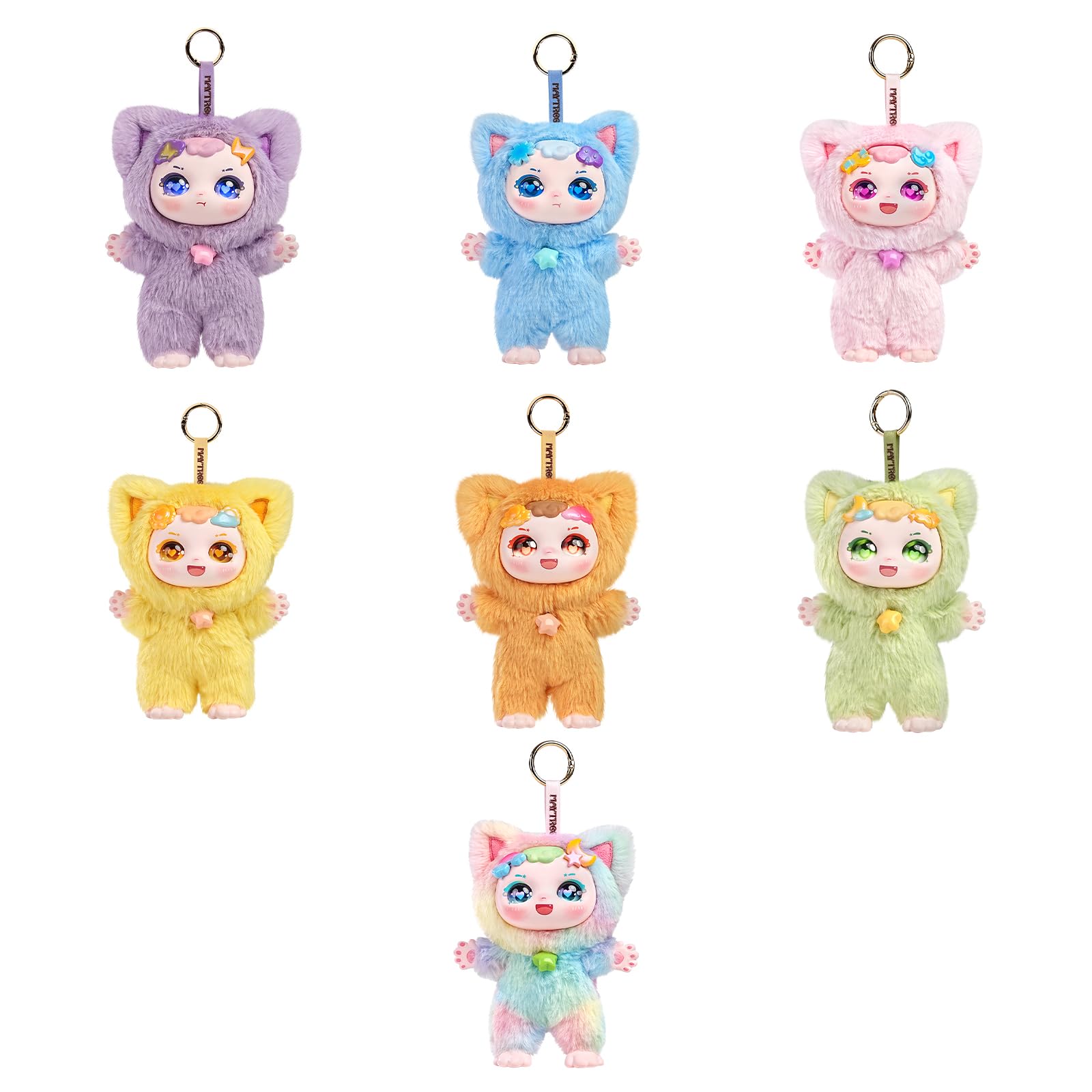 Мягкая игрушка ICY Fortune Days Blind Box Серия  Погода , 1 коробка, Высота примерно 17 см, Сделана из полиэстера, ПВХ и АБС, Предварительно раскрашена, Подарок (Случайный цвет) white Sliema Japan Products