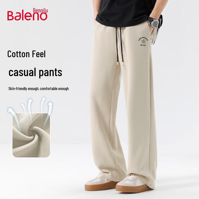 Мужские спортивные брюки свободного кроя с широкими штанинами Baleno 2XL beige JDST online