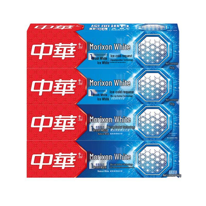 Зубная паста Zhonghua Miracle White red JDST SELECTION