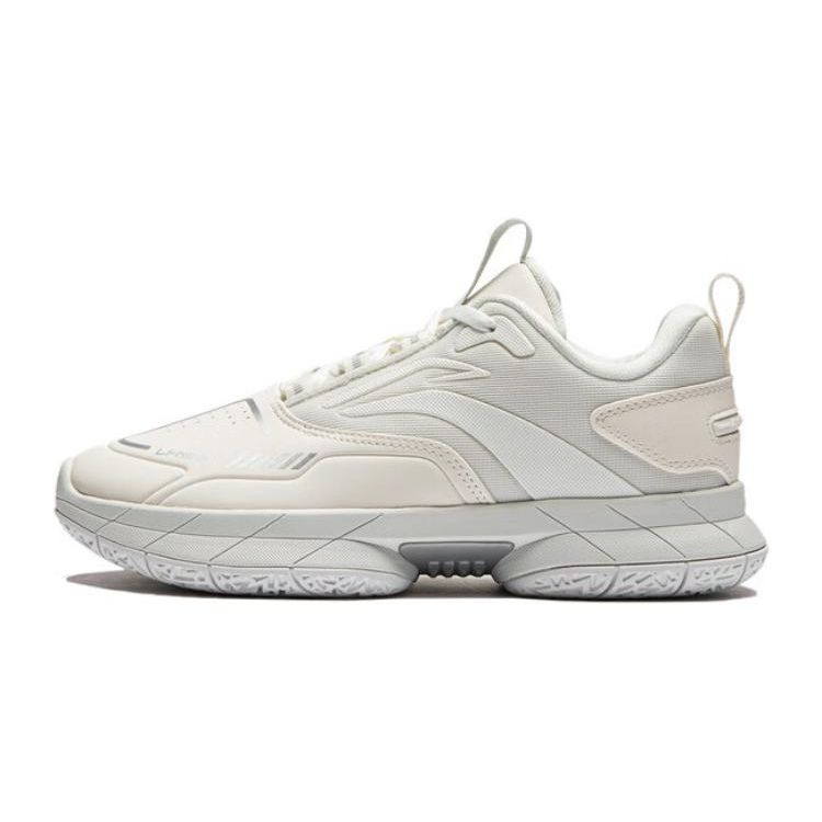 Баскетбольные кроссовки Li Ning Wind Shadow V1 с низким верхом, амортизирующие, износостойкие, детские баскетбольные кроссовки Cloud-White YKBT082-7 35 white Li-Ning