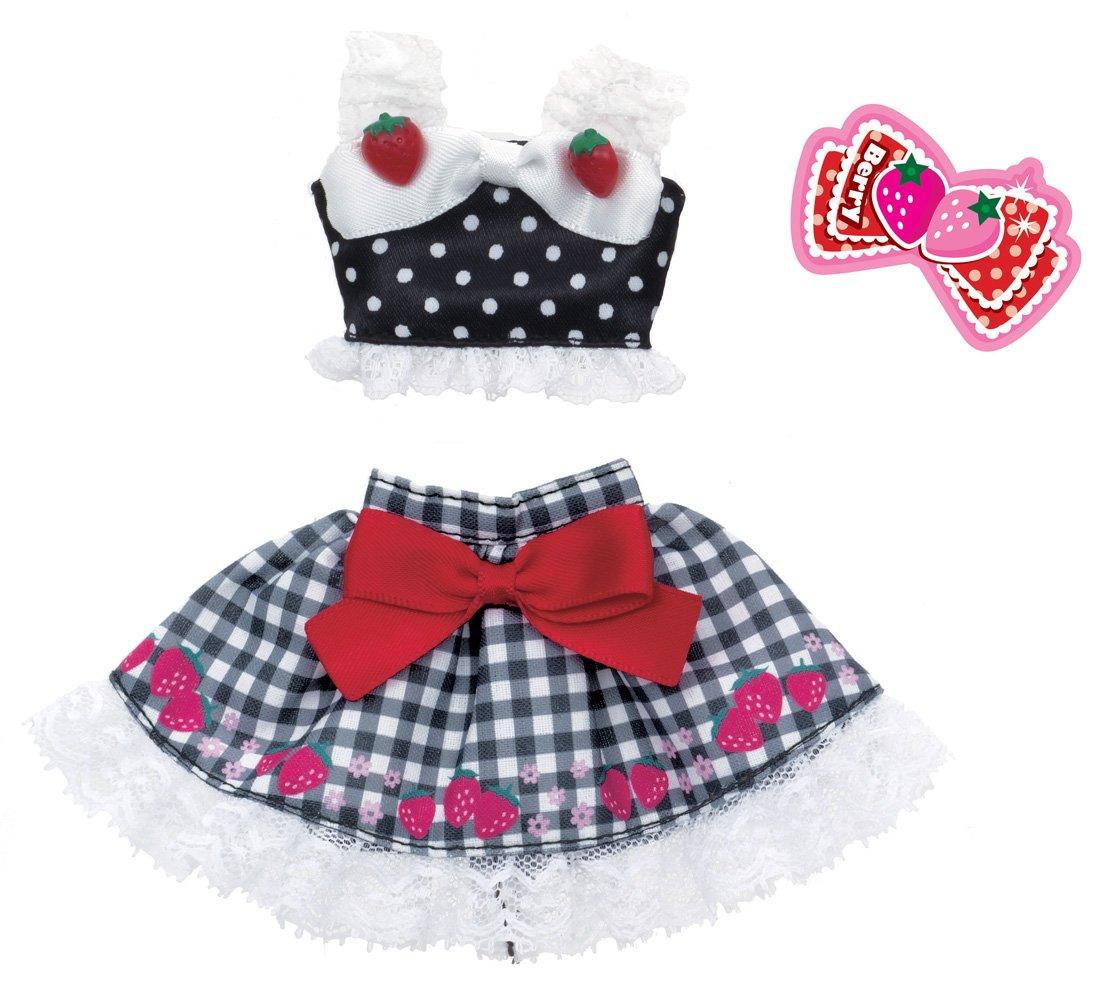 Платье Harajuku Girls School Coordination Dress Set CHERRY BERRY Licca-chan black Tomy