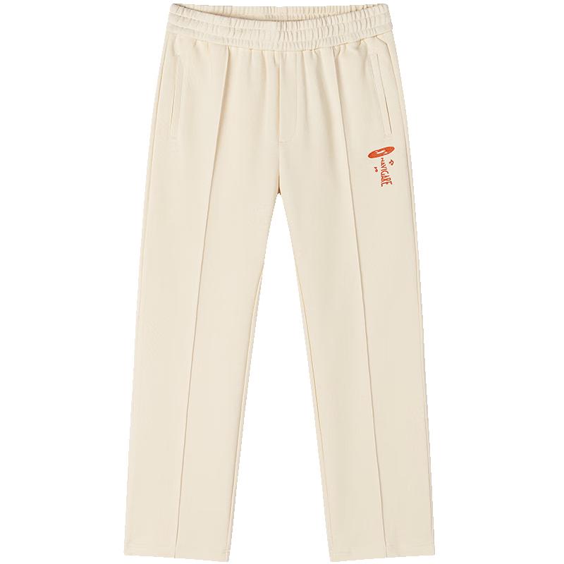 NVG·YOUNG Унисекс Эластичные Повседневные Брюки Прямого Кроя XL beige JDST SELECTION